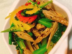 黑腐竹拌芥兰-肉串汪(月坛店)