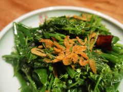 香酥虾皮丝瓜尖-小吊梨汤·北京菜·烤鸭(四元桥店)
