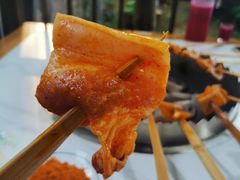 香烤五花肉-醉月城西昌火盆烧烤(天府店)