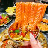 这口三文鱼面可把我香迷糊啦‼️