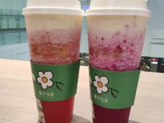 火龙果酪酪-叶子与茶(苏宁广场店)