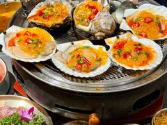 -围炉肉舍•炭烤活鳗•丹东海鲜烤肉(步行街店)