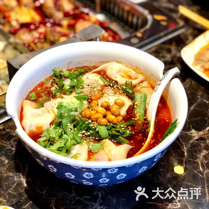重庆刘一手火锅红油虾仁火锅抄手图片-北京火锅-大众点评网