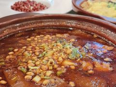 砂锅血旺-月圆霖特色农家乐