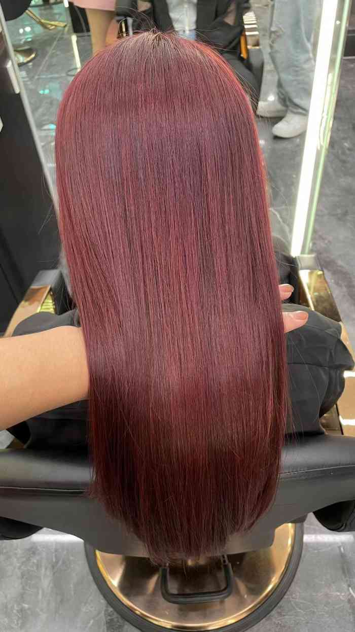 magi美界造型(河西天街店)-"【项目】染发 烫发一直留的头发都是黑长.