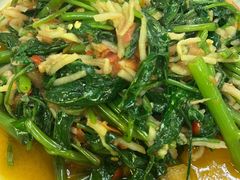 酸笋炒空心菜-浩海火燒雲傣家菜(静安芮欧店)