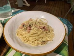 奶油蘑菇培根意面-秀儿家の小确幸花园西餐厅