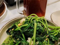 蒜泥地瓜叶-鹿港小镇(黄金店)