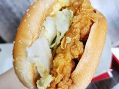 香辣鸡腿堡单人餐兑换券-肯德基(青岛北站西广场店)