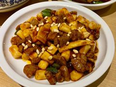 松子牛肉炒年糕-兔爸私家小厨(新北万达店)