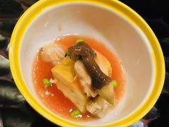 野生大文蛤千页豆腐蒸-松涛日本料理