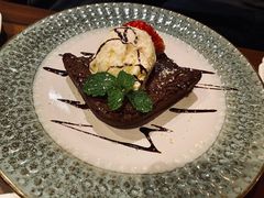 巧克力布朗尼蛋糕-Bistro Les Lilas丁香花小酒馆
