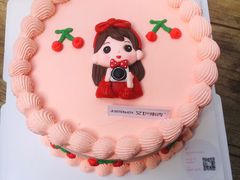 小男孩手绘动物奶油蛋糕-艾加柒克蛋糕茶歇甜品台(春熙路店)