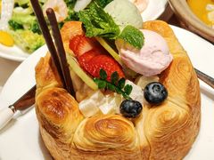 面包冰淇淋水果-大鸭梨烤鸭(甘家口店)