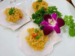 烤扇贝-青瓦餐厅·生鱼片·韩园烤肉(西塔店)