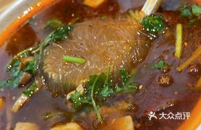 Spicy Duck Blood and Noodle Soup