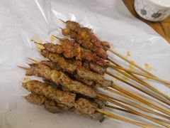 油炸羊肉串-四爷捞锅·潮汕牛仔骨火锅(泉城路店)