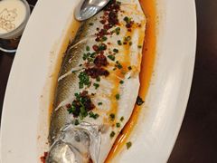 豆豉辣椒蒸翘嘴鱼-书湘门地·中国十佳湘菜(西苑店)
