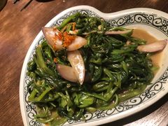 马拉盏炒通菜-大头虾越式风味餐厅(光明广场店)