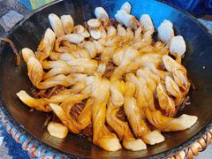 排骨豆角卷子-华盛园卷子王农家菜水库鱼