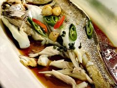 葱椒鲈鱼-绿茶餐厅(天津天河城店)