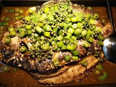 鲜青椒烤鱼-探鱼·鲜青椒爽麻烤鱼(天河优托邦店)