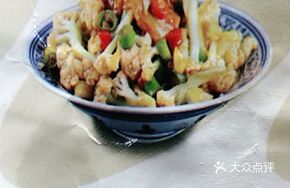 Dry-Braised Organic Cauliflower