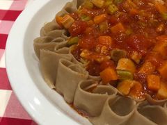 西红柿浇汁莜面-西贝(东城万达广场店)