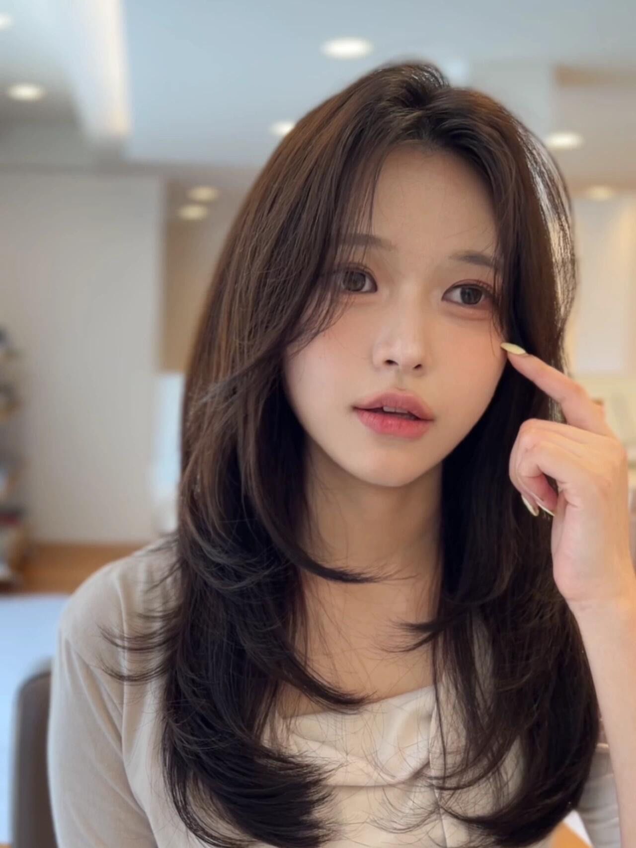 发型推荐 #韩式造型烫,质感颜色