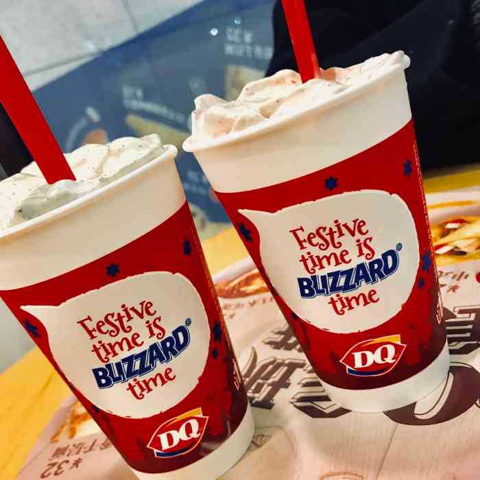 打分 大冬天来杯dq暴风雪 简直爽到爆炸