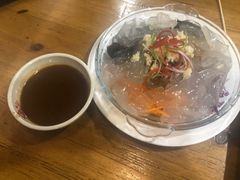自制特色拉皮-食客烧烤(罗道庄店)