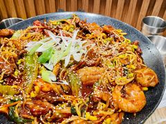 铁板五花肉八爪鱼-几之上韩国小食