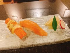 三文鱼寿司-万福炭火烤肉日本料理(新街口店)