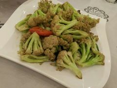 烧鹅汁炒台山菜花-岭南海晏楼(东晓南店)