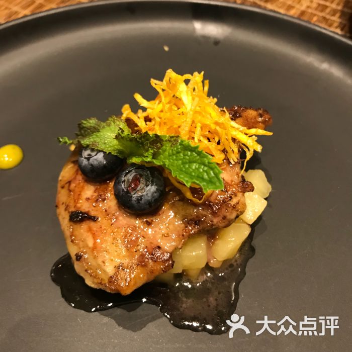 小筑里·神秘浪漫花园餐厅法式鹅肝配焦糖苹果图片 - 第6张
