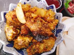 全套炸鸡-芝士牛炭火烤肉