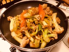 干锅花菜-小菜园新徽菜(合肥之心城店)