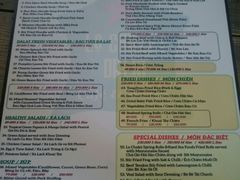 菜单-Le Chalet Dalat