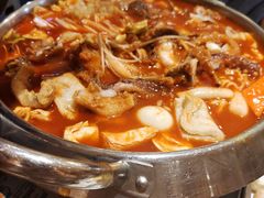 轰炸鱿鱼锅-冰川冷面·延边菜·炭烤串(观前店)