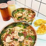 猪肉店卖杀猪粉‼️新鲜‼️