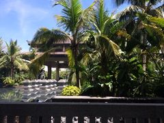 清水湾大堂吧外的景观-海南清水湾莱佛士酒店