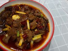 爆炒麻辣鸡血-华仔龙虾(永乐路总店)