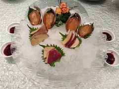 红酒冻鹅肝伴清酒冻鲜鲍鱼-北园酒家(小北路店)
