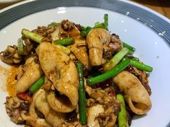 五花肉炒笔管-吕氏疙瘩汤·私家菜馆(慈云寺店)