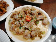 野山椒蒸排骨-山水茶艺馆·点心粤菜·30年老字号