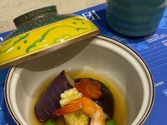 嫩笋虾脂煮-广州瑞士酒店瑞初日本料理·铁板烧