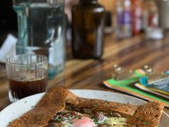 鸡蛋蘑菇熏肉荞麦可丽饼-RAC BAR(安福路店)