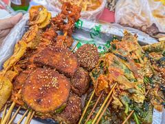 -劳动公园新疆人烤腰子