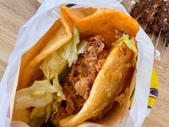 -小红车炸蛋葱油饼