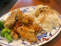 椒盐鸡扒饭-玫瑰苑烧腊饭店
